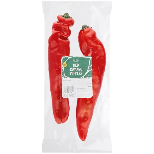 M&S Sweet Red Pointed Peppers 2 per pack