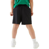 M&S Unisex Black Football Short 3-14 Y