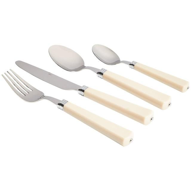 M&S Vintage Cutlery Set Cream 16 per pack