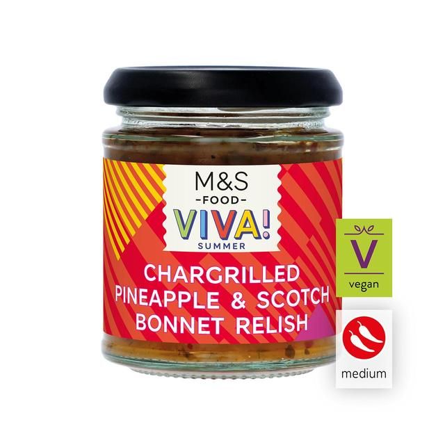 M&S VIVA Pineapple & Scotch Bonnet Relish 190g