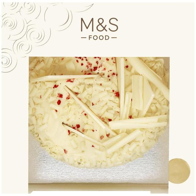 M&S White Chocolate & Strawberry Cake 880g