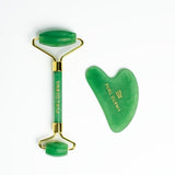 Pure Derma London Jade Gua Sha & Face Roller Set
