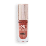 Revolution Pout Bomb Shimmer Gloss Nude Glow