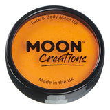 Moon Creations - Pro Face Paint Cake Pots - Sunshine Orange