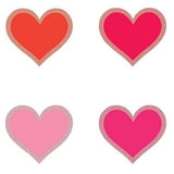 Amscan Hearts Valentine Cut Out (Pack of 50)