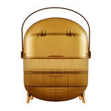 Livingandhome Makeup Organizer with Drawers - Yellow