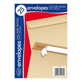 County Stationery C5 Self Seal Manilla Envelope (Pack of 25)