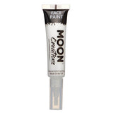 Moon Creations - Face Paint with Brush Applicator - White