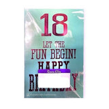 Simon Elvin 18 Let The Fun Begin! Card (Pack of 6)
