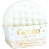 Bomb Cosmetics Gelato Body Buffer Sponge Sticky Toffee Pudding