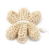 Sisal Flower Shape Exfoliator