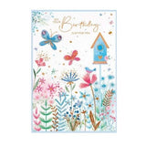 Simon Elvin Isabel Garden Birthday Card (Pack of 6)