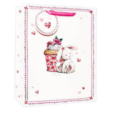 Simon Elvin Floral Rabbit Gift Bags (Pack of 6) (Small)