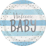 Creative Party Welcome Baby Paper Dinner Plate (Pack of 8)