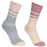 Trespass Womens Hadley Hiking Boot Socks (2 Pairs) (6 - 9)