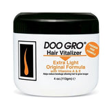 The Doo Gro Extra Light Original Formula Hair Vitalizer promotes strong, healthy and shiny hair.