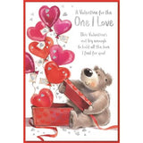 Simon Elvin One I Love Valentine Card (Pack of 6)
