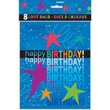 Unique Party Cosmic Birthday Party Bags (Pack of 8)