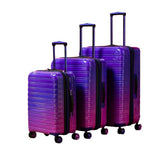 IFLY Fibretech 3pcs Premium Luggage Set - Purple