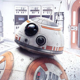 Star Wars: The Last Jedi Peek BB-8 Framed Poster