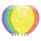 Creative Party Latex Stars Balloon (Pack of 6)