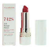 Clarins Joli Rouge Shine Lipstick 3.5g - 742S Pretty Red