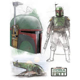 Star Wars The Book Of Boba Fett Concept Sketch Canvas Print
