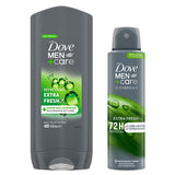 Dove Men+ Care Extra Fresh Wash & Spray Bundle