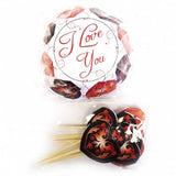 Amscan Hearts Valentine Muffin Cases With Picks (Pack of 24)