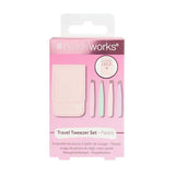 Brushworks Travel Tweezer Set - Pastels