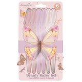 Danielle Creations Butterfly Razor Set 6Pcs