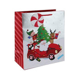 Eurowrap Santa And Friends Car Gift Bag (Pack of 12) (M)