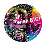 Unique Party Wish Big Disposable Plates (Pack of 8)