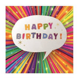 Simon Elvin Square Happy Birthday Card (Pack of 6)