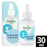 Simple 3% Hyaluronic Acid + B5* Serum Booster Serum 30ml