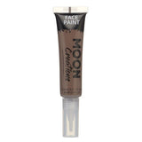 Moon Creations - Face Paint with Brush Applicator - Brown