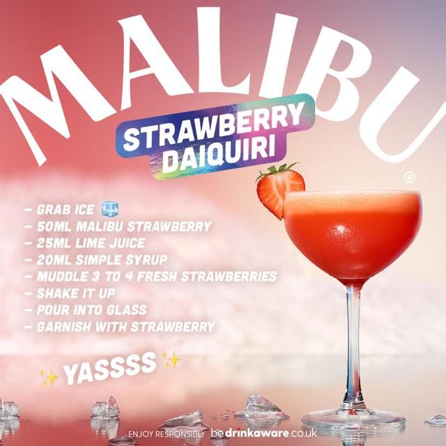 Malibu Strawberry 70cl