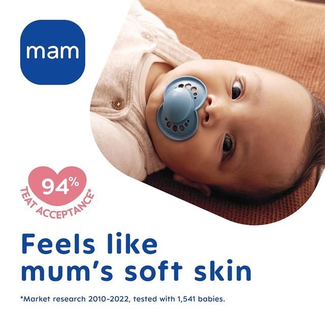 MAM Night 6+m Soother 2pk 2 per pack