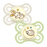 MAM Perfect Night 0+ Month Soother Double Pack