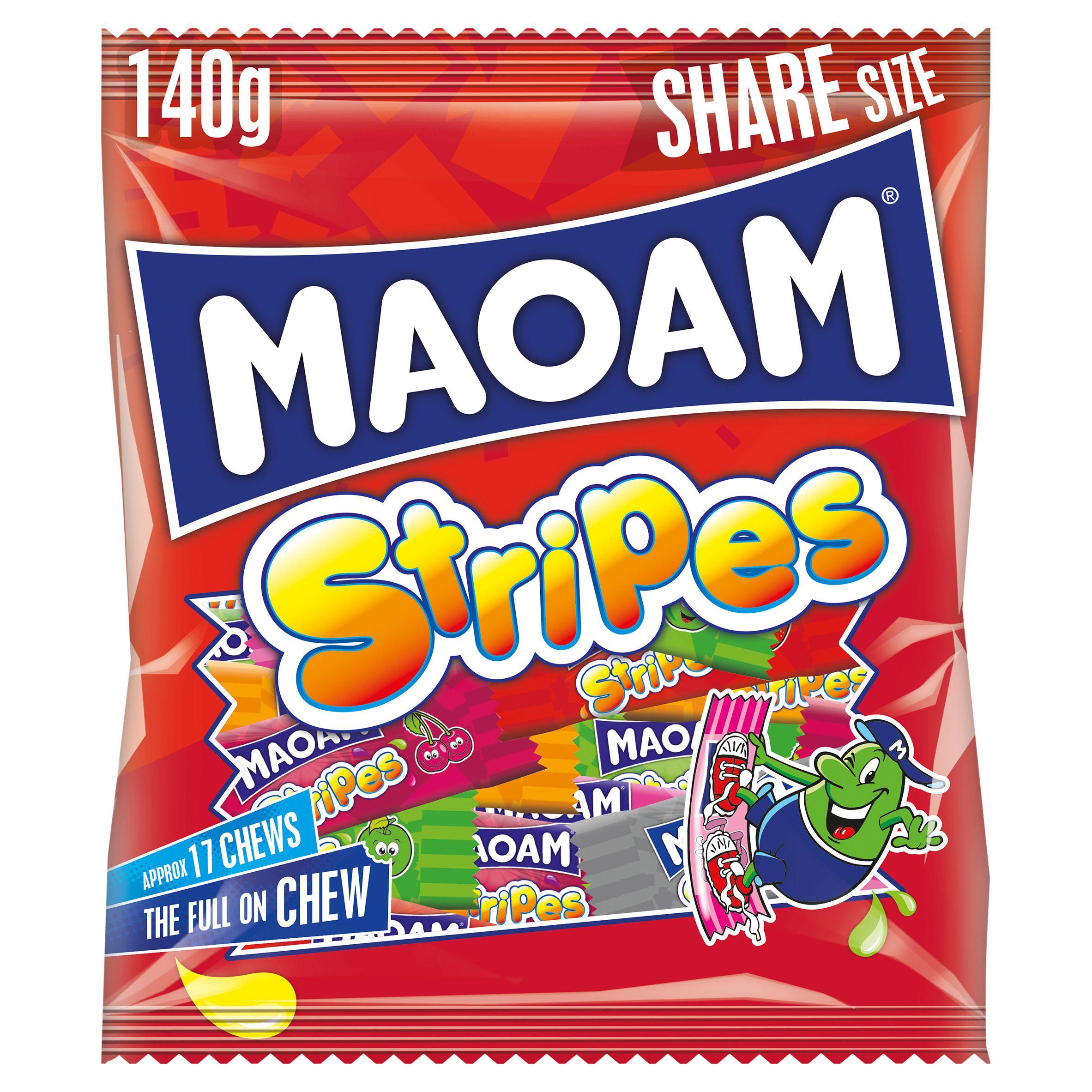 Maoam Stripes Chewy Sweets Bag 140g