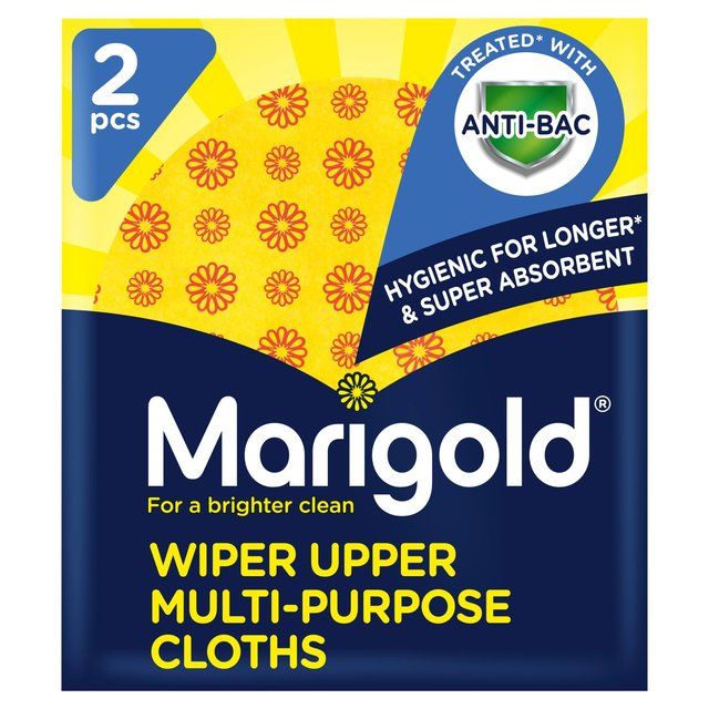 Marigold Wiper Upper All Purpose Cloths with Microfibre 2 per pack