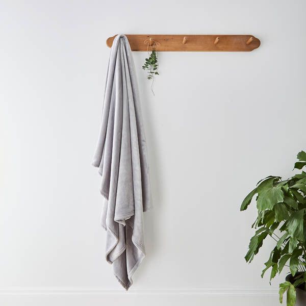 Martex Sheared Mink Blanket Cool Grey