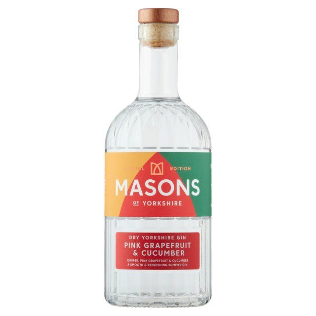 Masons of Yorkshire Pink Grapefruit & Cucumber Gin 70cl
