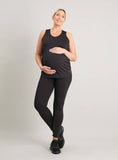 MATERNITY Active Black Racer Vest Top - 18