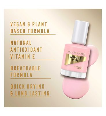 Max Factor Miracle Pure Nail Polish- Cherry Blossom