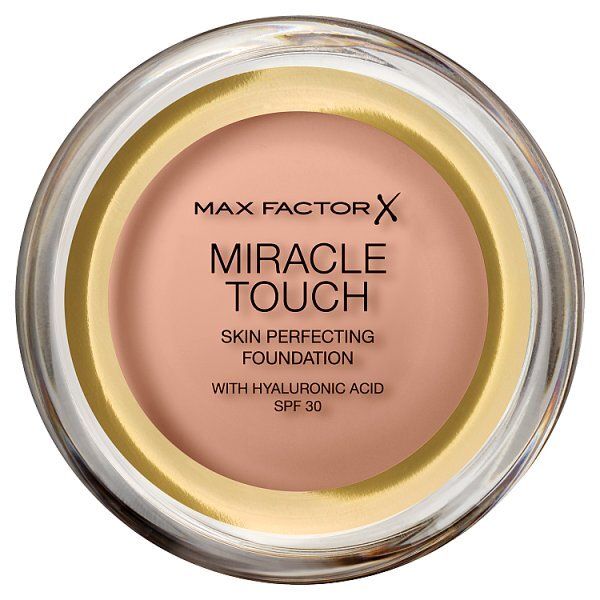 Max Factor Miracle Touch Foundation 45 Warm Almond Natural 070