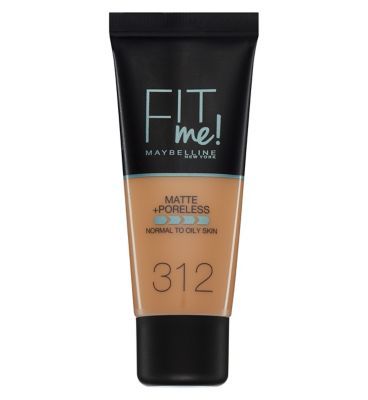 Maybelline Fit Me Matte & Poreless Liquid Foundation 30ml 312 Golden