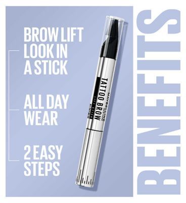 Maybelline Tattoo Brow Lift Stick, Lift, Tint & Sculpt Brows, All day wear