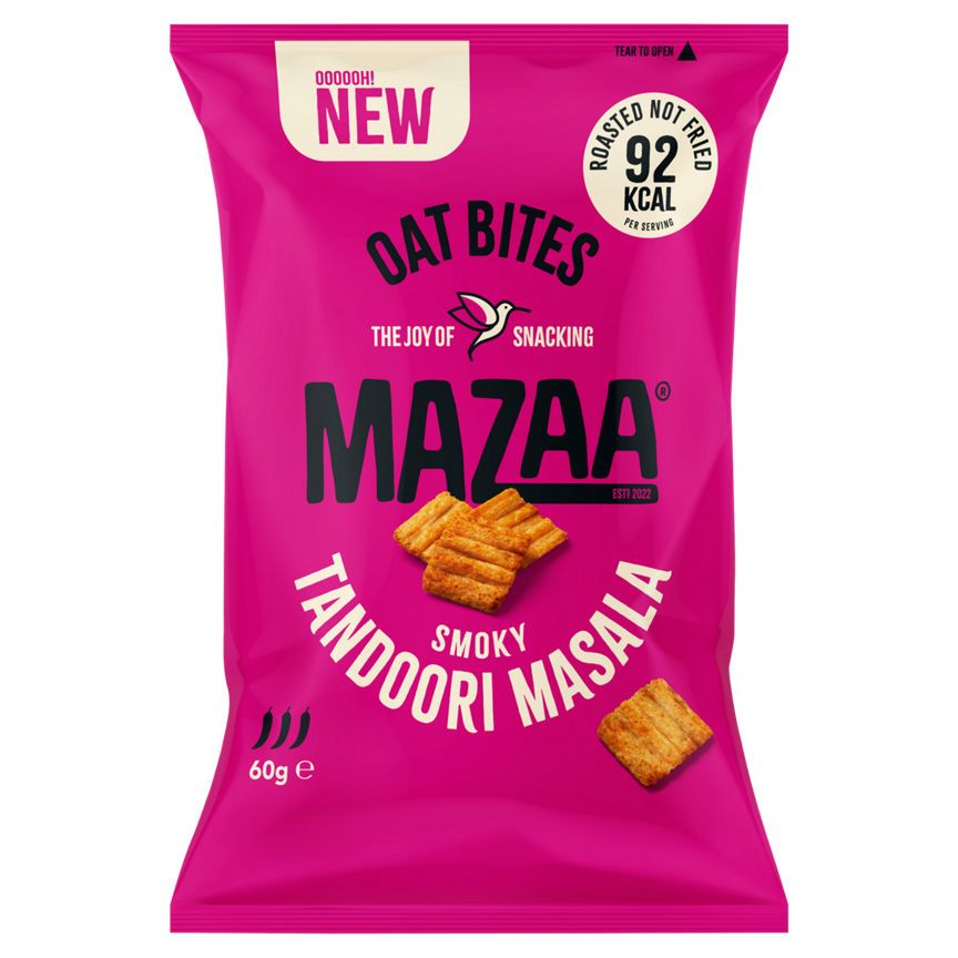 Mazaa Oat Bites Smoky Tandoori Masala 60g