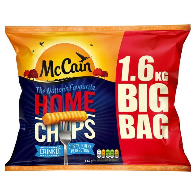 McCain Home Chips Crinkle Cut 1.6kg